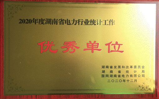 JN江南·（中国）体育官方网站株洲航电分公司荣获“2020年度湖南省电力行业统计优秀单位”称号